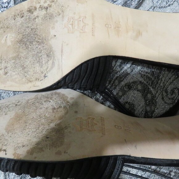 BOGO Renzo Fontanelli Vintage Classic Block Heel Slingback Sandals heels Size 8 - Picture 7 of 9